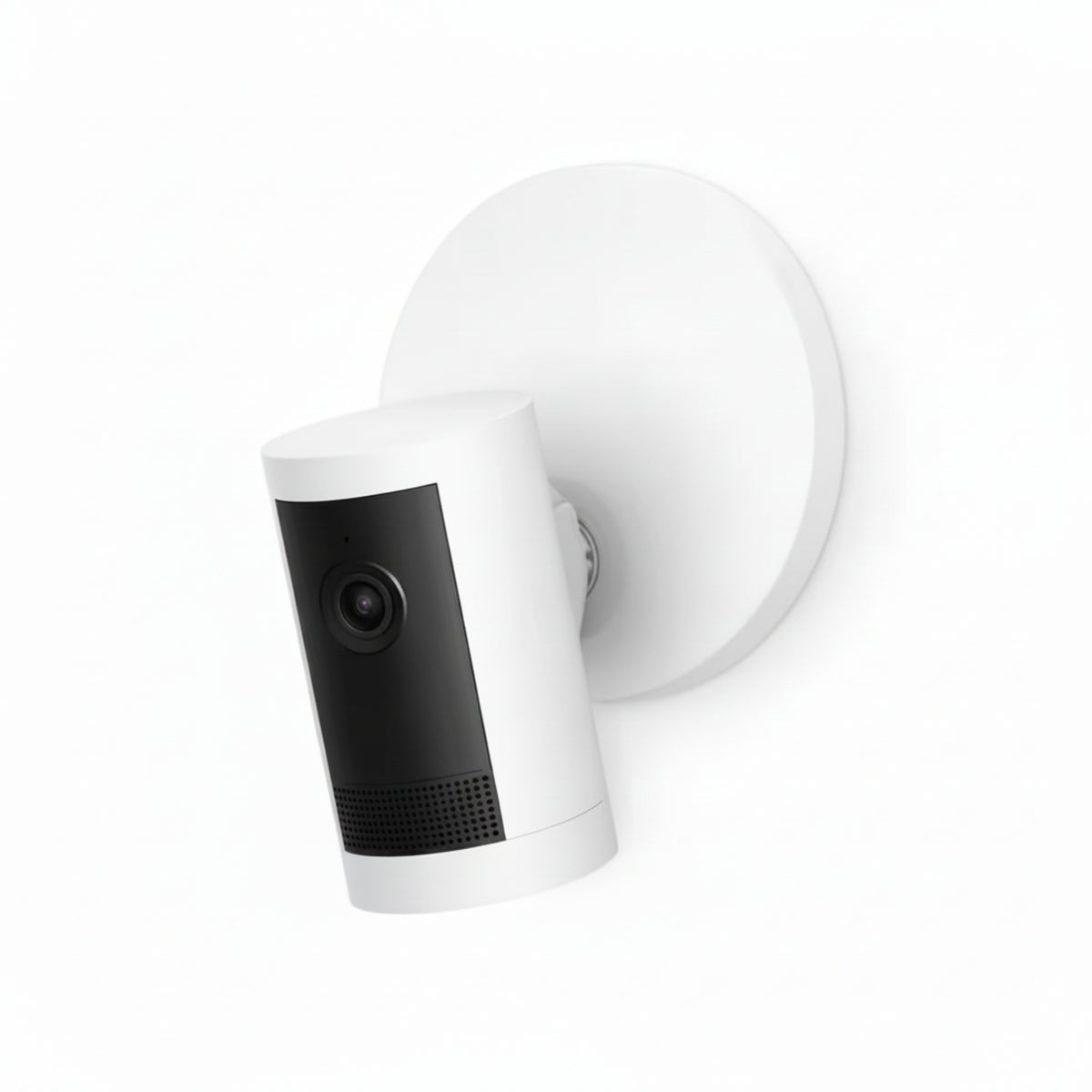 Outdoor Cam plus Hardwired Power over Ethernet with Wide-Angle 2K Video, Color Night Vision Smart Security Camera, White
