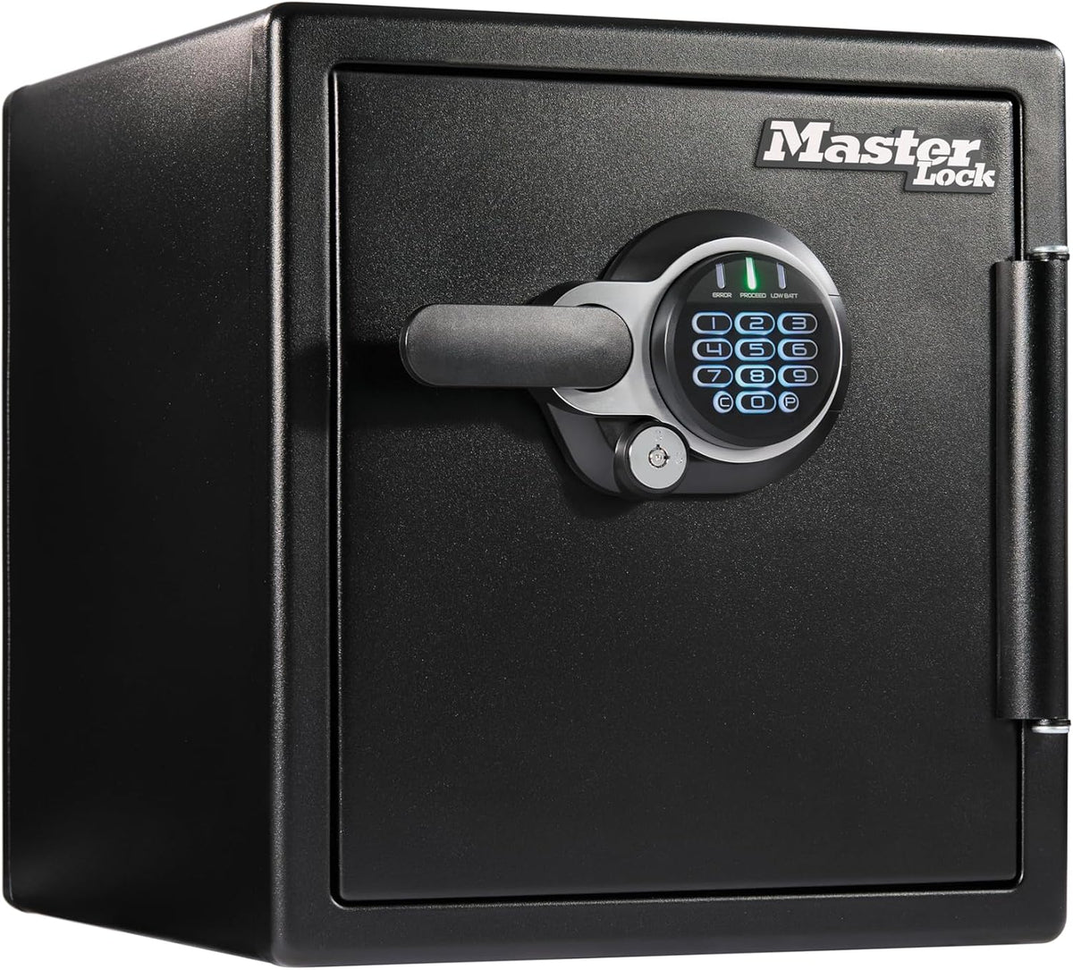 Master Lock Black Premium 2-Hour Fireproof Safe with Digital Keypad, 1.2 Cu-Ft, STW123GTCML