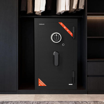 6.0 Cuft 60-Min Fireproof Biometric Safe with Fingerprint, Keypad