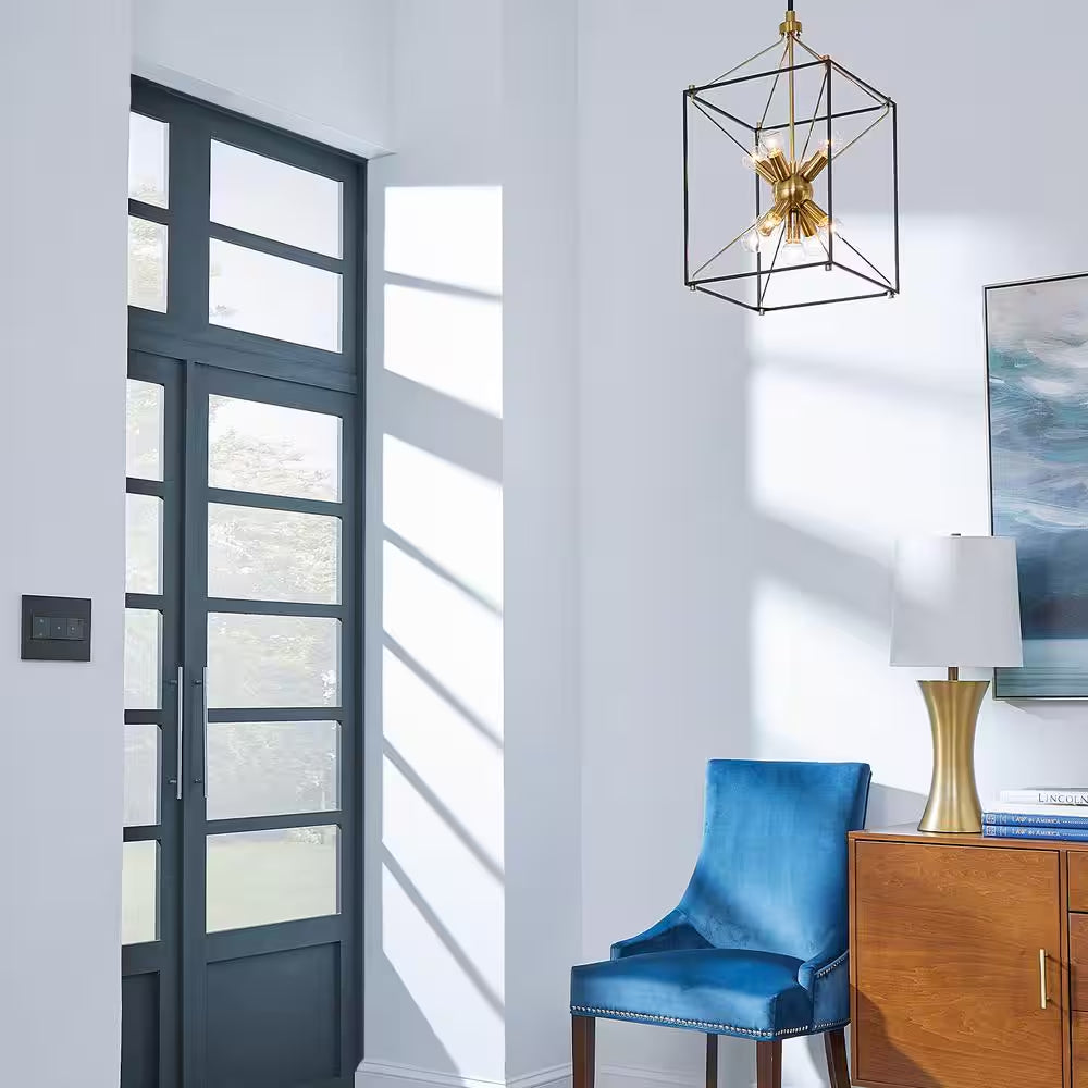 Adorne with Netatmo Smart Switch Starter Kit with Home/Away Rockerlight Switch - Graphite