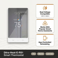 Ditra-Heat-E-Rs1 Smart Thermostat Bright White — Results & Stats