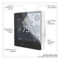 Ditra-Heat-E-Rs1 Smart Thermostat Bright White — How It Works