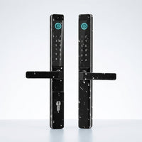 Fingerprint Double Two Side Waterproof Outdoor Smart Door Lock SUS Material for Slim Aluminum Swing Sliding Lock ,Corrosion-Resistant — Studio Shot