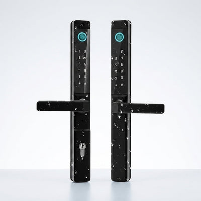 Smart Door Lock Designed for Secure Access, Fingerprint Recognition, Waterproof Design, Stainless Steel Build