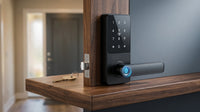 Smart Lock 5 in 1 Smart Door Knob Fingerprint Deadbolt with App Control Bluetooth Smart Lock Keyless Entry Door Lock — Lifestyle
