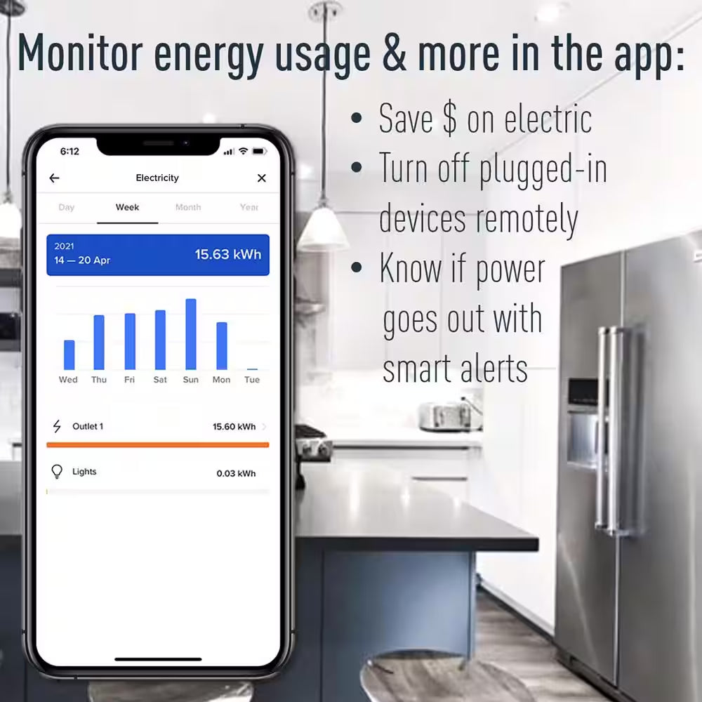 Adorne with Netatmo Smart Switch Starter Kit with Home/Away Rockerlight Switch - Graphite