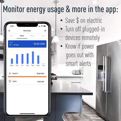 Adorne with Netatmo Smart Switch Starter Kit with Home/Away Rockerlight Switch - Graphite