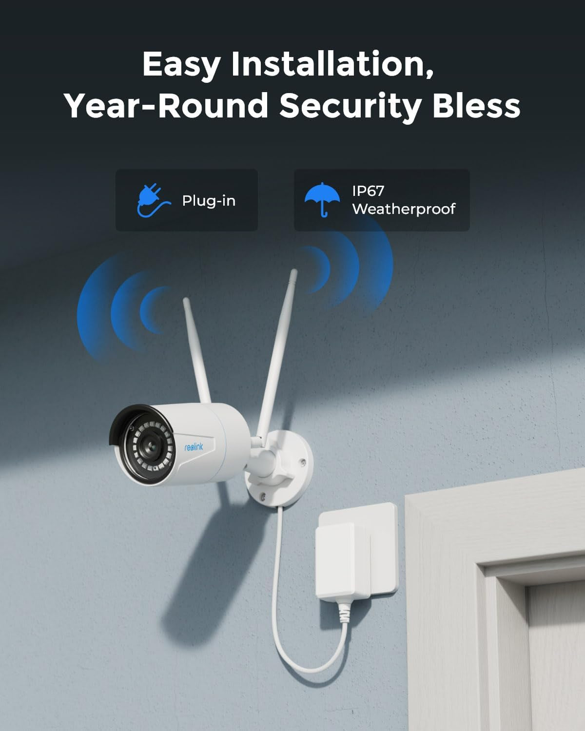 REOLINK 5MP Security Camera System, 16CH NVR with 1TB HDD, Dual-Band Wi-Fi